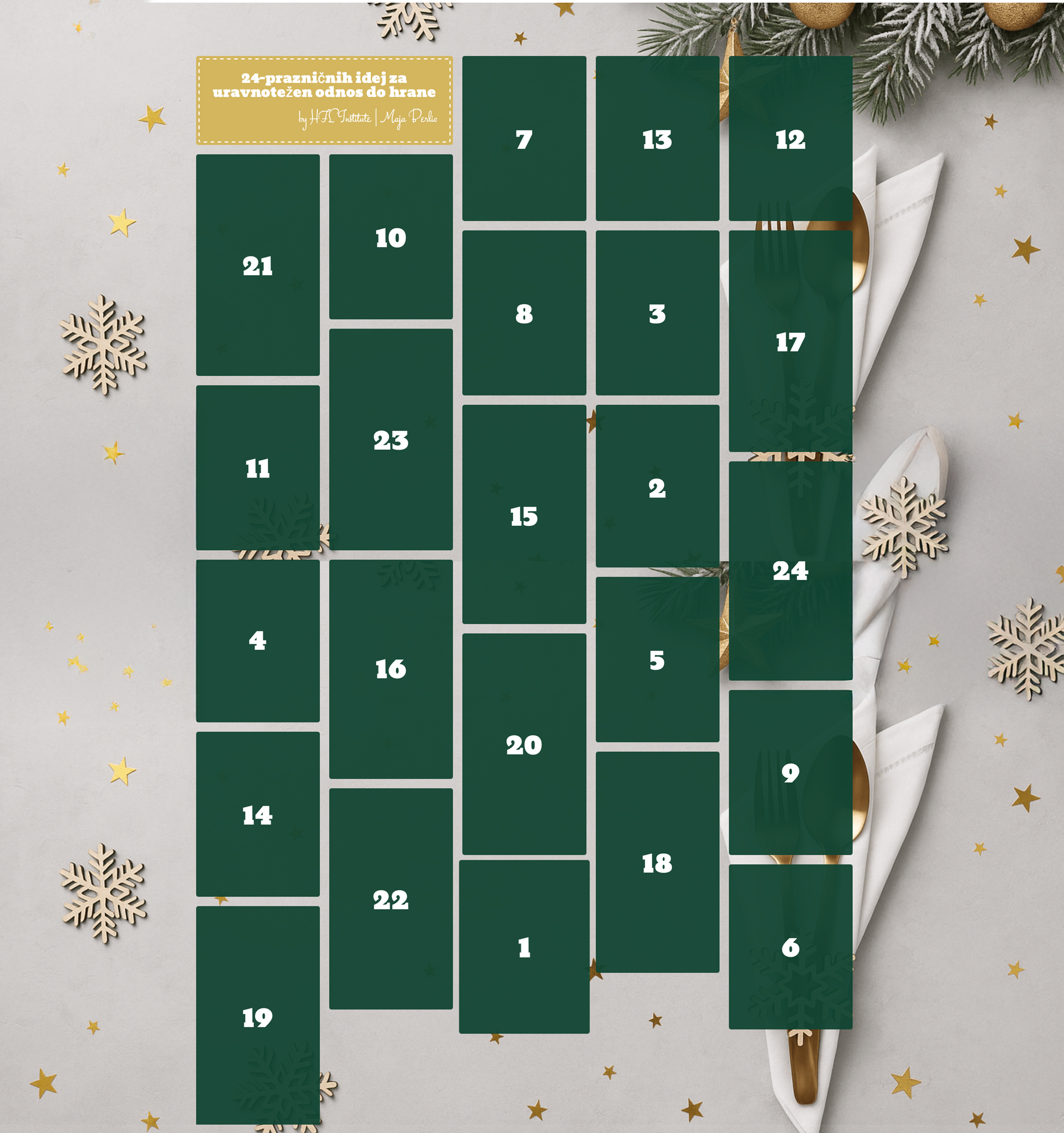 24 prazničnih idej za uravnotežen odnos do hrane